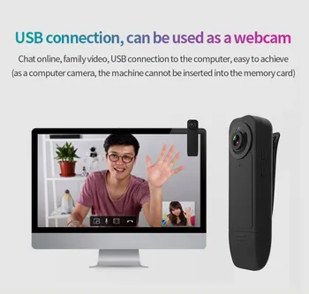 

HD 1080P Mini Camera Video Recorder with Night Vision Motion Detection Small Security Cam for Home Outside Camcorder Interview
