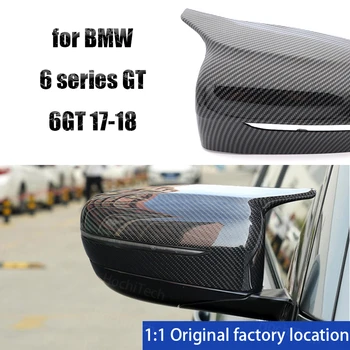 

Painted Side 2pcs Replacement LHD M Style Rearview Mirror Cover Caps Carbon Fiber Pattern for BMW 6 Series GT 6GT 2017 2018