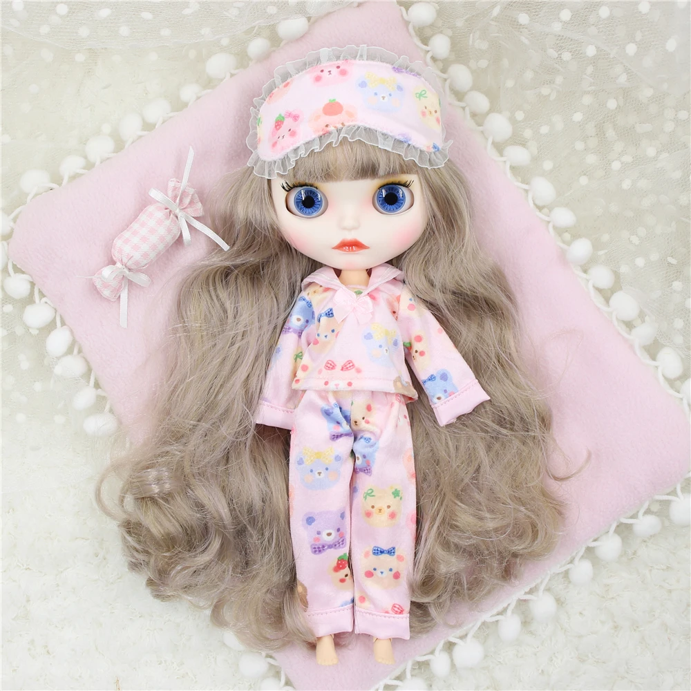 Neo Blythe Doll Nightwear with Sleep Mask 9