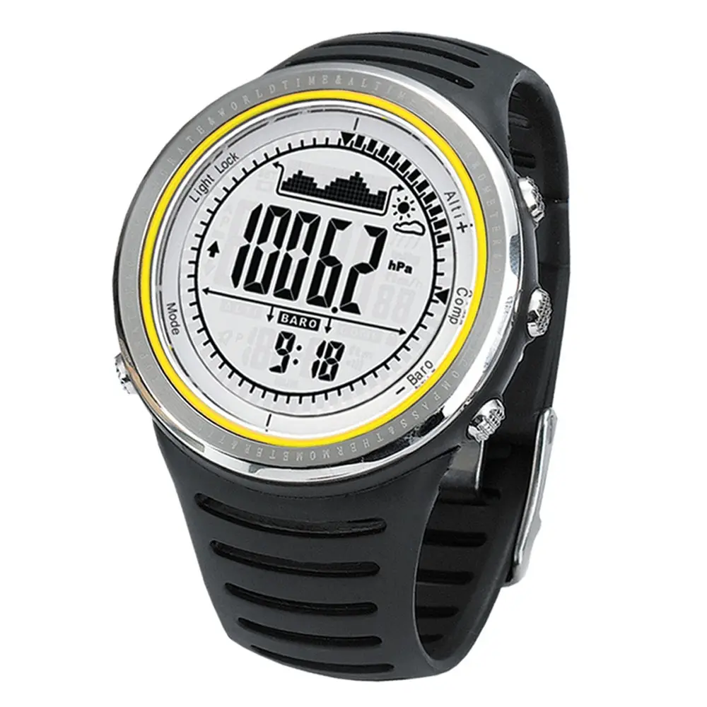 

Outdoor Sunroad Sport Watches Men FR802A 5ATM Waterproof Altimeter Compass Stopwatch Fishing Barometer Pedometer Dive Watch Men