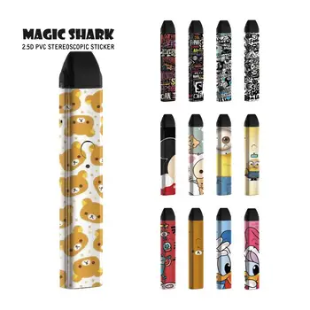 

Magic Shark Cute Cartoon Bear Duck Minions Ultra Thin Soft Sticker Case Full Wrap Film for Uwell Caliburn
