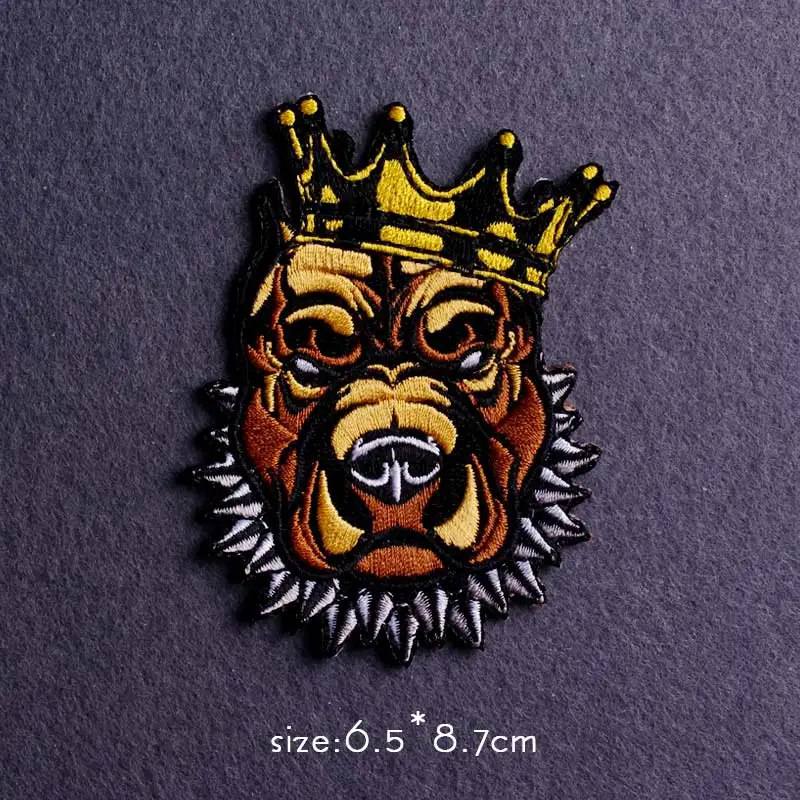 World of Patches Large Embroidery Patch Gorilla Patch Iron on Patches for  Clothing DIY Punk Back Patches On Clothes Jeans Sew Applique