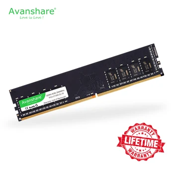 

Avanshare DDR4 Ram 4GB 8GB 16GB 32GB 2400MHz 2666MHz 3200MHz 288pin For Desktop Computer Support Motherboard