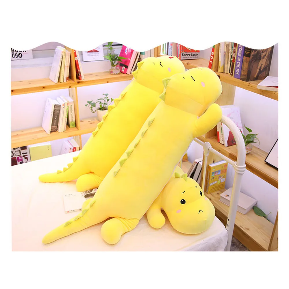 

Giant 80/100/120cm Soft Animal Cartoon Pillow Cute Smile Dinosaur Pink Green Plush Toy Stuffed Cushion Kids Birthyday Gift