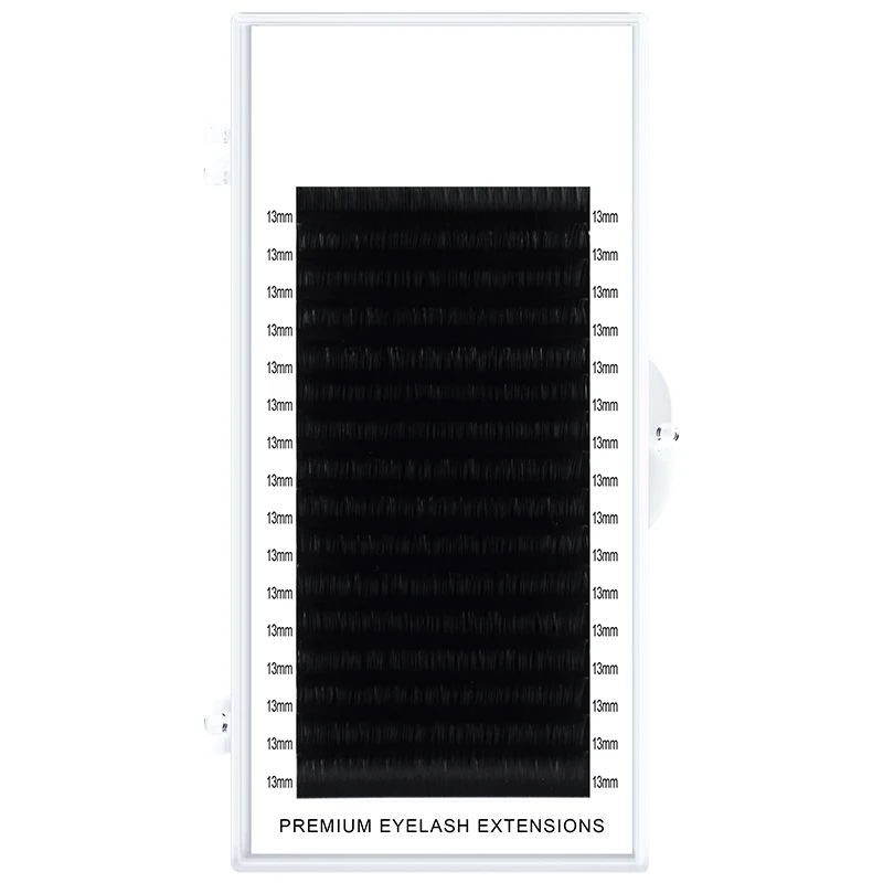 H&L SINCE 1990 16Rows Faux mink individual eyelash extensions for professionals soft mink matte lash
