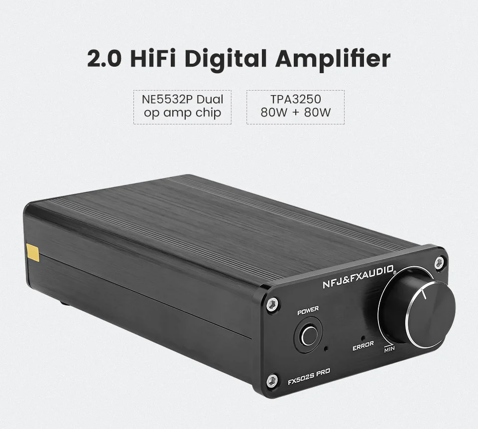DC24V 4A TPA3250 NE5532 80 Вт * 2 Цифровой усилитель звука HIFI 0 Стерео усилители высокой