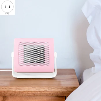 

500W 220V Portable Electric Mini Fan Space Heater Winter Warm Home office Desk US Plug