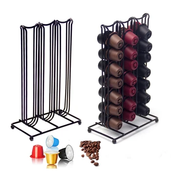

Coffee Capsule Holders Stand Container Storage Rack Tower Iron Durable Home Organizer Filter Dispenser Pod Non Slip