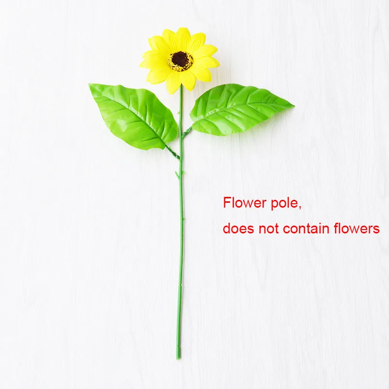 25pcs flower poles 25 шт. мыло-подсолнух цветок голова украшение букетов коллокации держа Цветы DIY подарок на день Святого Валентина Свадебный домашний декор - Цвет: 25pcs flower poles
