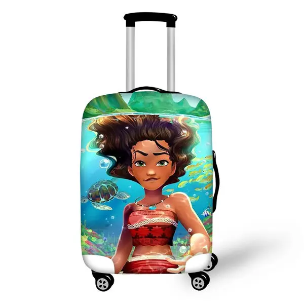 CDWX2735LMS HaoYun дорожный багажный чехол Moana Vaiana Princess с рисунком, чемодан, чехол с мультяшным дизайном, эластичный пыленепроницаемый и водонепроницаемый протектор - Цвет: CDWX2735LMS