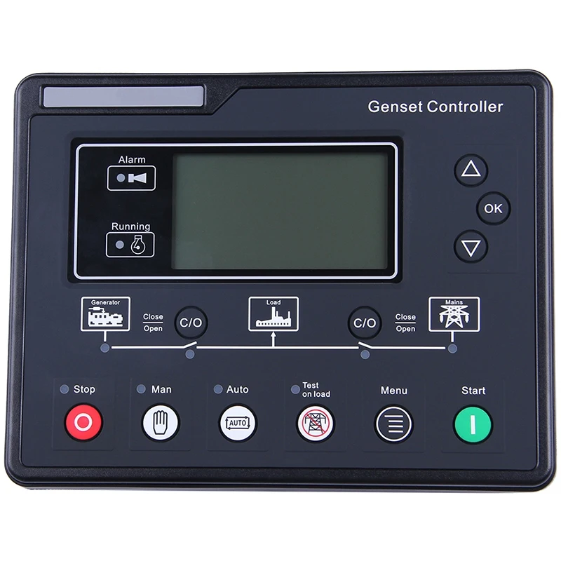 

SL6120U AMF Generator Set Controller LCD Automatic Start Genset Ats Control Box Terminal Charge Panel Alternator Part 6120