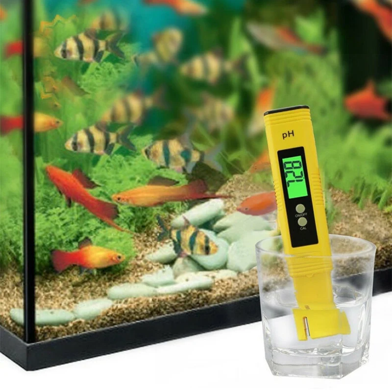 Цифровой рН-метр для воды, ручка, тест кислотности, ing, аквариум, бассейн, спа, гидропоника, рН-тест, прибор, высокая точность, 0,01, питьевая