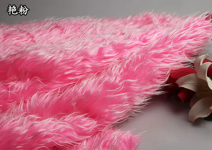 Pelúcia Faux Fur Tecido para Cosplay, pano