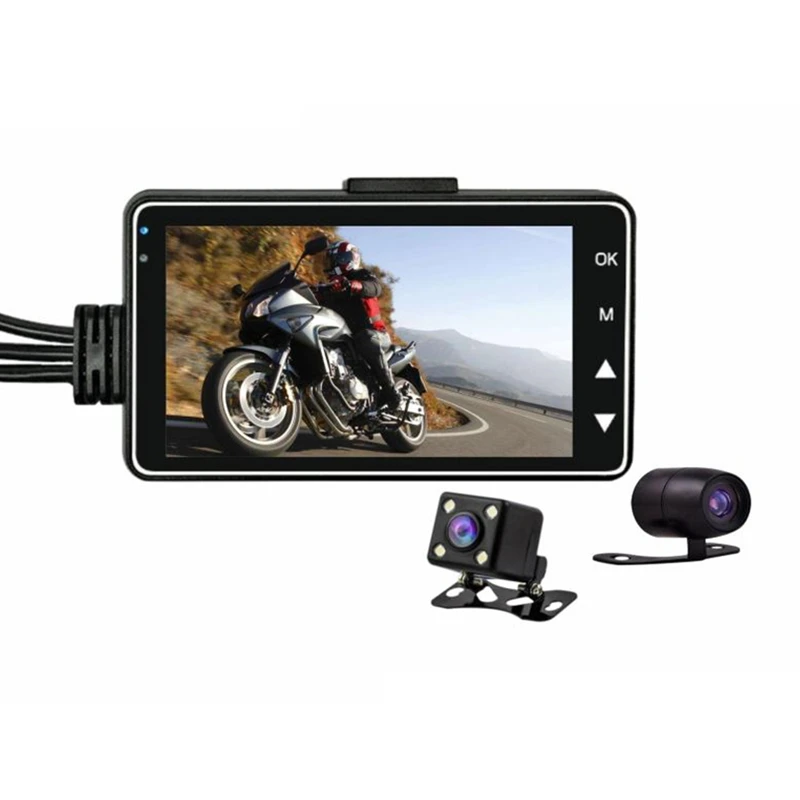 

2019 DVR For Motorcycle Recorder Locomotive 1080P Dual Lens Hidden Driving Recorder Motorcycle Dash Camera Moto Accessories