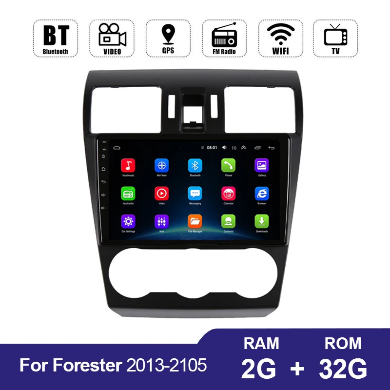Автомагнитола с GPS-навигацией для Subaru Forester WRX XV Impreza 2013-2015 Android 9 1 &quot 2 din | Автомобили