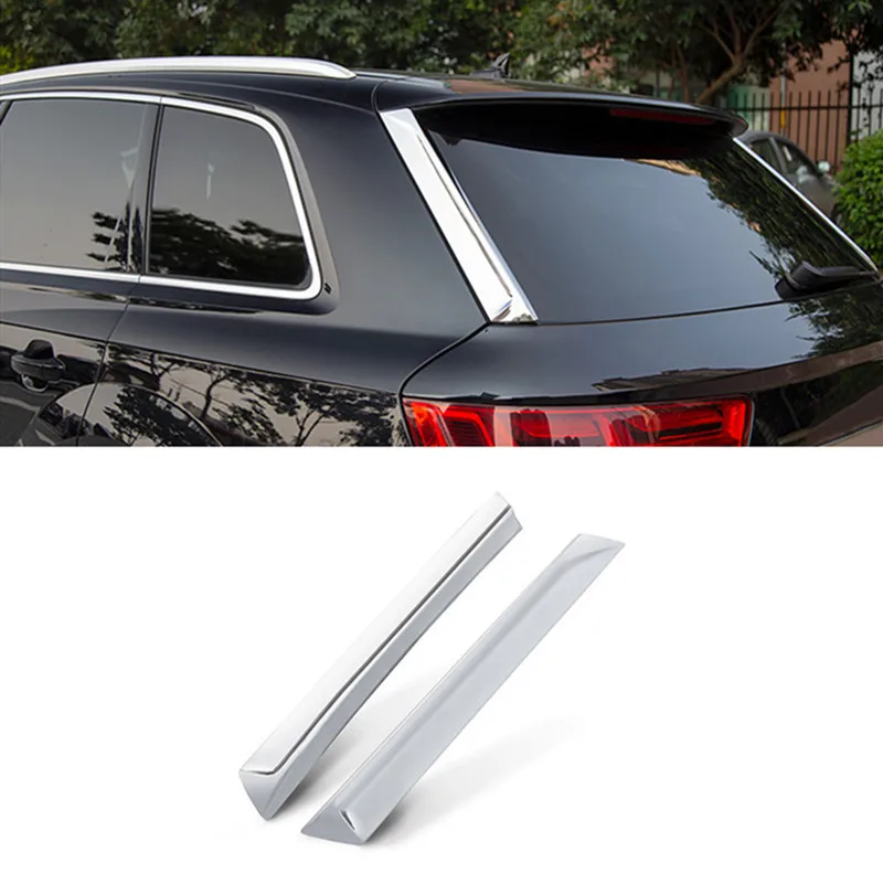 Car Styling Rear Windshield Decoration Frame Stickers For Audi Q7- Car Tail Cover Trim Auto Accessories