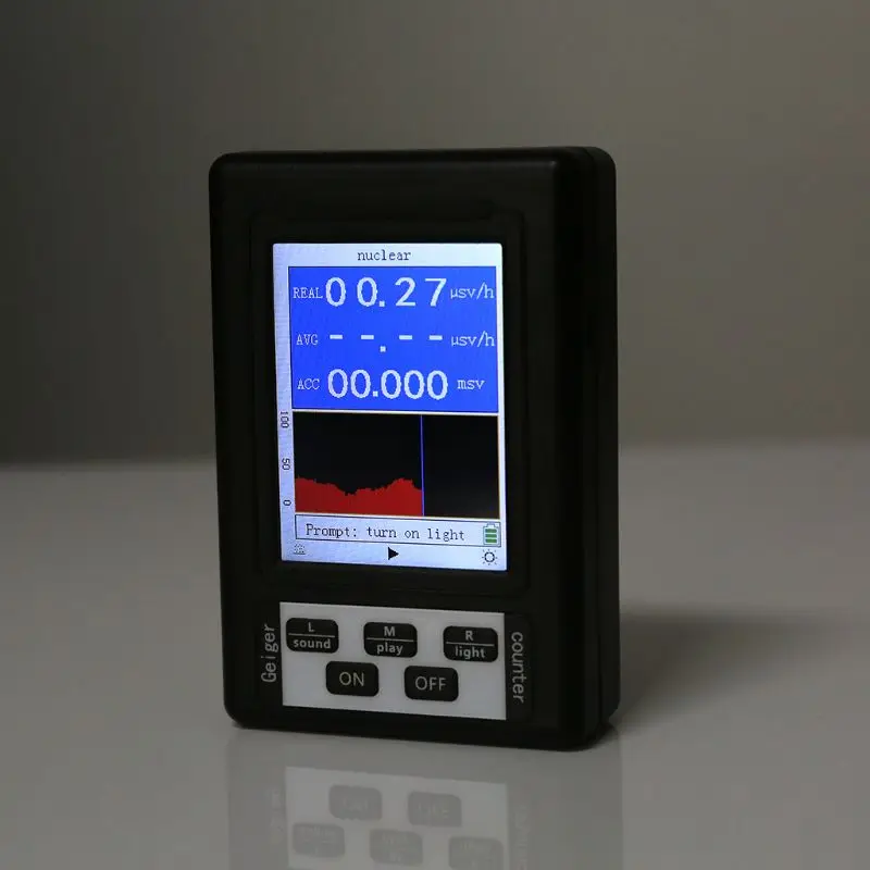US $51.04 1pcs Upgrade Geiger Counter Nuclear Radiation Detector Personal Dosimeter Marble