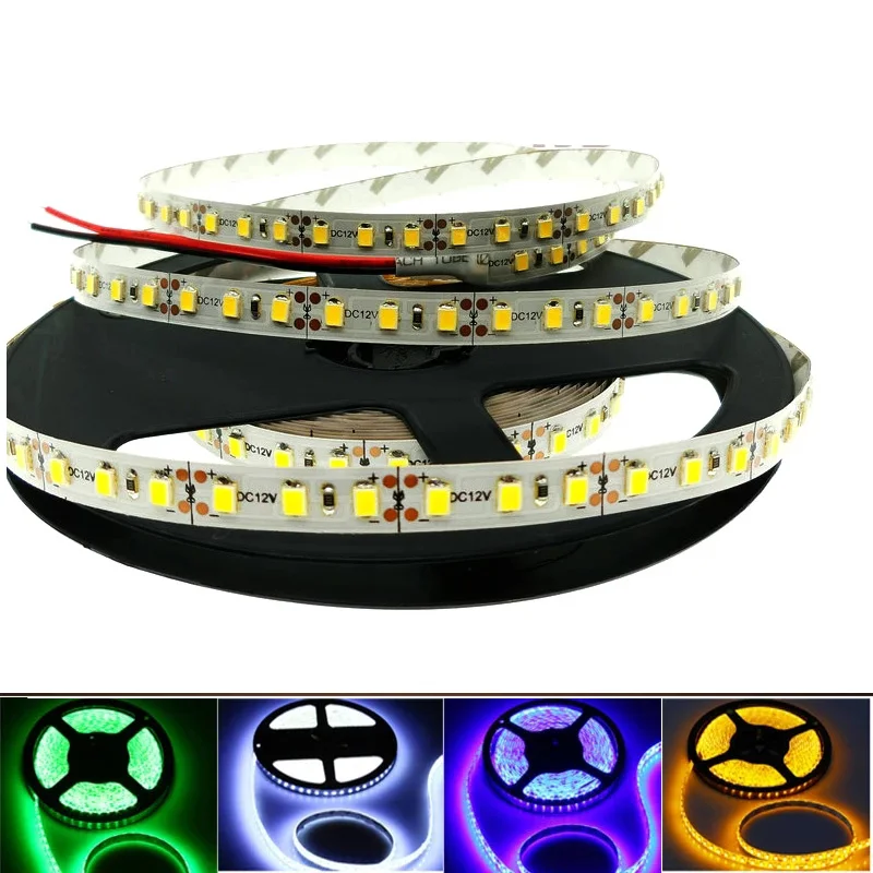 5 м/рулон SMD 3528 120 светодиодный s/m светодиодная лента освещения DC12V белый/теплый