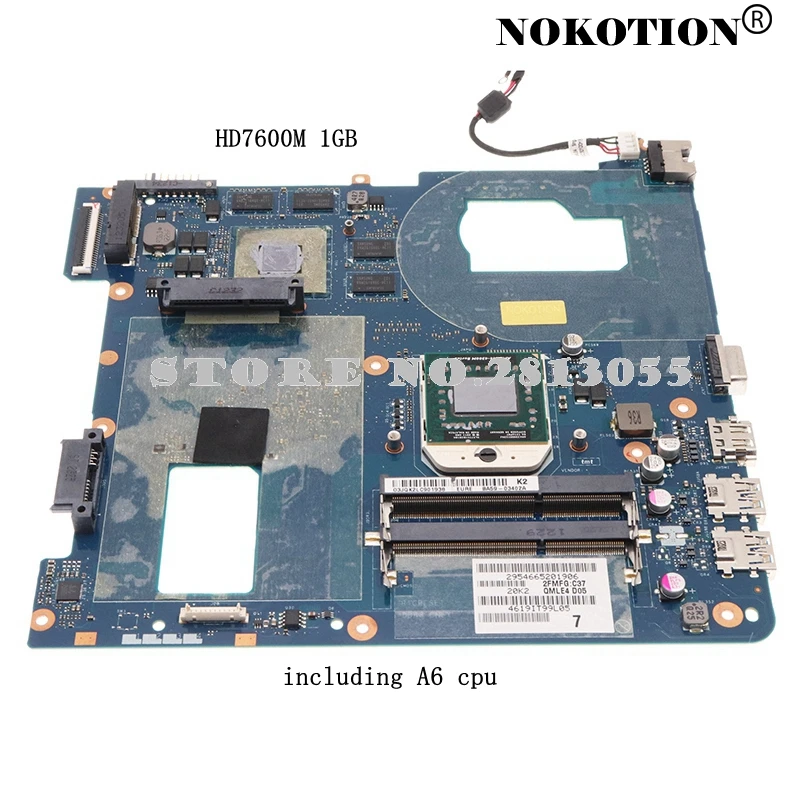 NOKOTION QMLE4 LA-8863P для Samsung NP355 NP355C4C NP355V5C BA59-03567A BA59-03568A BA59-03402A Материнская плата ноутбука