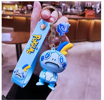 

New Pokemon Sobble Keychain Sword&sheld Key Ring Action Toy Figures Key Chain Phone Model Toys Key Ring Cute Bag Keyring