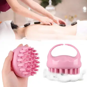 

1pc Comfortable Silicone Shampoo Scalp Massage Brush Hair Washing Comb Body Bath Spa Slimming Massage Brush Personal Health