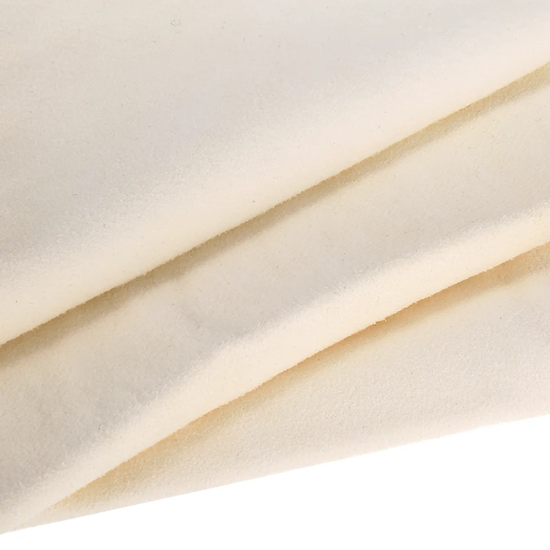 1PC Natural Chamois Leather Car Cleaning Absorbent Towel Irregular Shape 70*40cm For Window Glasses Mirror Cleaning Cloth