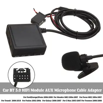 

HIFI Audio Car bluetooth 5.0 Module AUX Microphone Cable Adapter Radio Stereo bluetooth Module Aux Cable For Ford for Fiesta