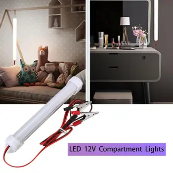 

12LEDs LED Tube Light Bar DC 12V T5 Lamp Lighting For Under Kitchen Cabinets Car Compartment LED Light Strip Bar Light