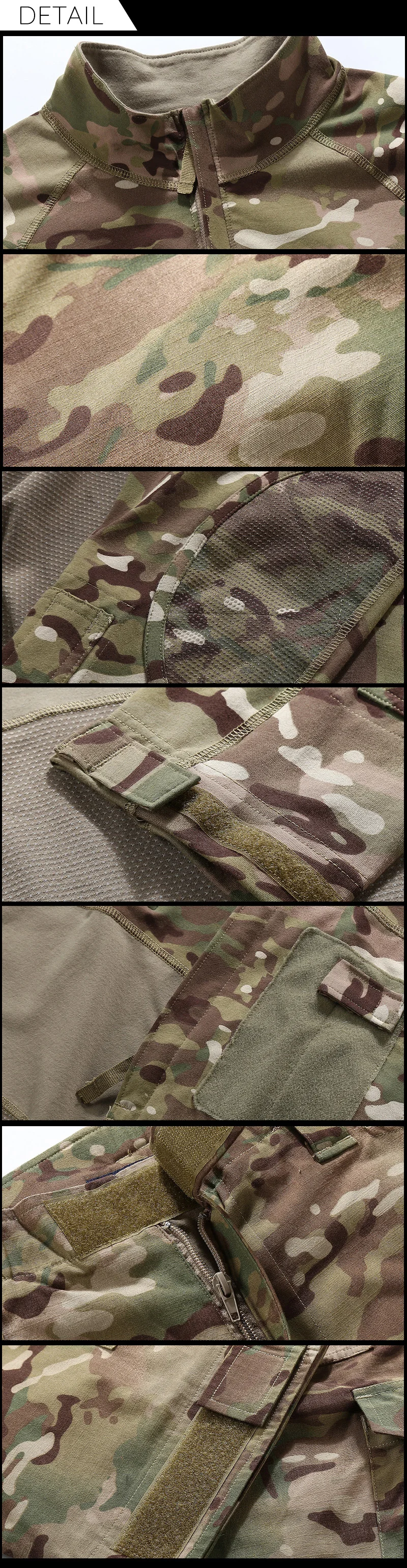 camuflagem do exército manga longa t soldados