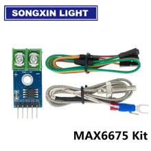 Max6675 módulo + k tipo termopar senso temperatura graus módulo