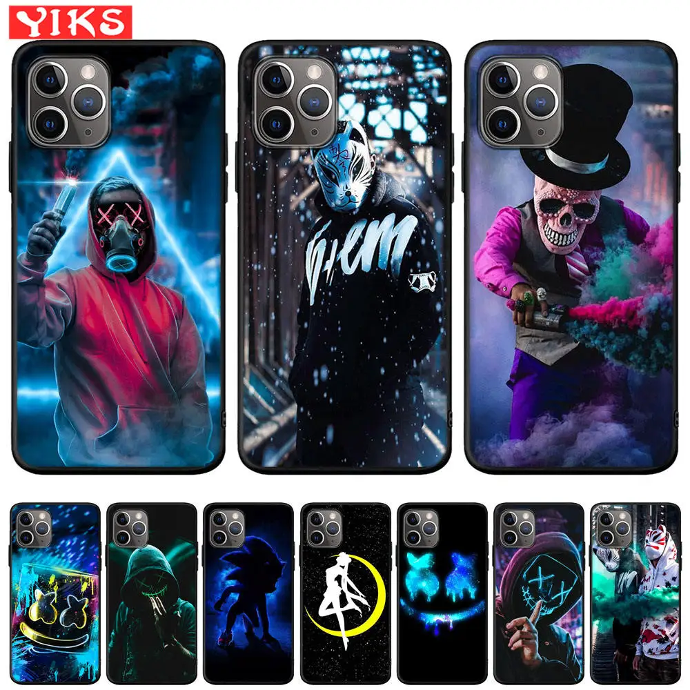 The Skull Case For iPhone X XR XS 11 Pro Max 8 7 6 6S Plus Street Tide Brand Boy Cover 5 5S SE Fundas Coque Etui | Мобильные