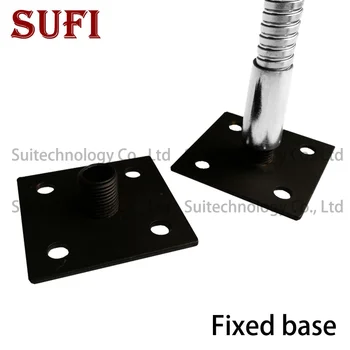 

2pcs LED light Base table lamp base machine lamp wall lamp fixed base laser Gooseneck lamp base Spotlight base M10 Screw For DIY