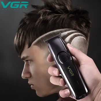

VGR Electric Hair Trimmer Waterproof Hair Clipper Face Beard Shaver Razor Fast Haircut Machine Kit Low Noise