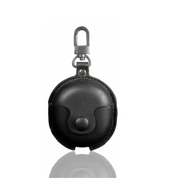 

Leather Earphone Case Protective Cover for Oneplus Buds Wireless Bluetooth Headset Headphone Sleeve Shell with Anti-lost Hook