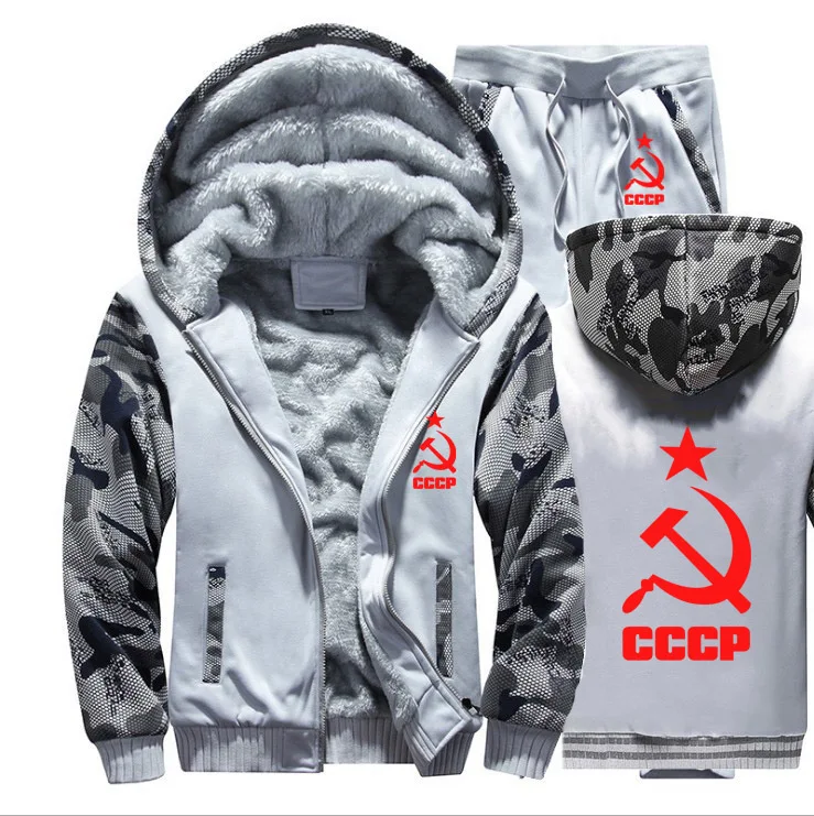 Мужские толстовки с капюшоном West Coast Choppers, мужские толстовки с капюшоном, зимний утепленный флисовый хлопковый спортивный костюм на молнии, мужская куртка+ штаны, комплекты из 2 предметов