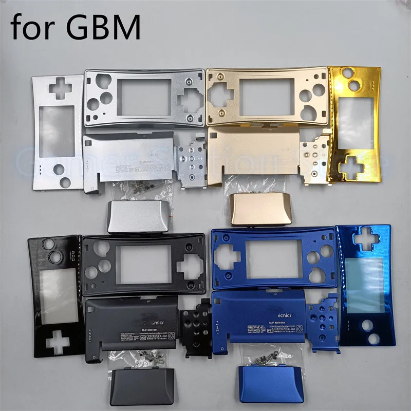 Metal Housing Shell Case for Nintendo Gameboy Micro For GBM Front Back Cover Faceplate Battery Holder repair accessories | Электроника