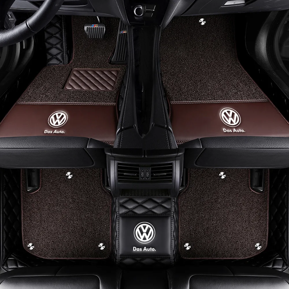 

Car floor mats with Logo/Brand Logo for Skoda Octavia Superb Yeti Rapid spaceback 5D heavy duty car styling carpet floor liner