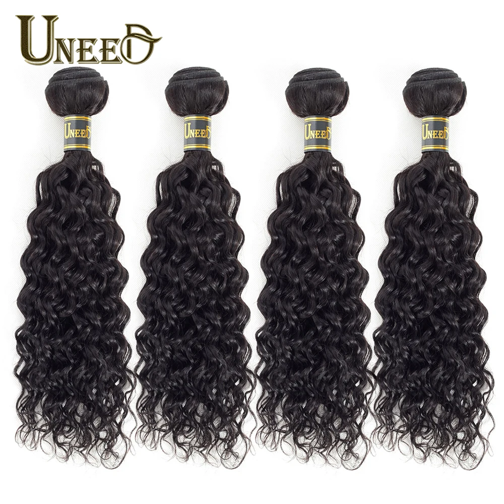 de Cabelo Humano Pacotes Com Frontal Remy