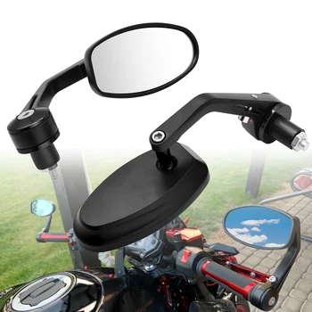 

7/8" Motorcycl mirror Handle Bar End CNC Rearview mirror For Yamaha XJ6 DIVERSION XSR 700 XSR 900 TDM 900 MT125 MT01 MT03 MT25
