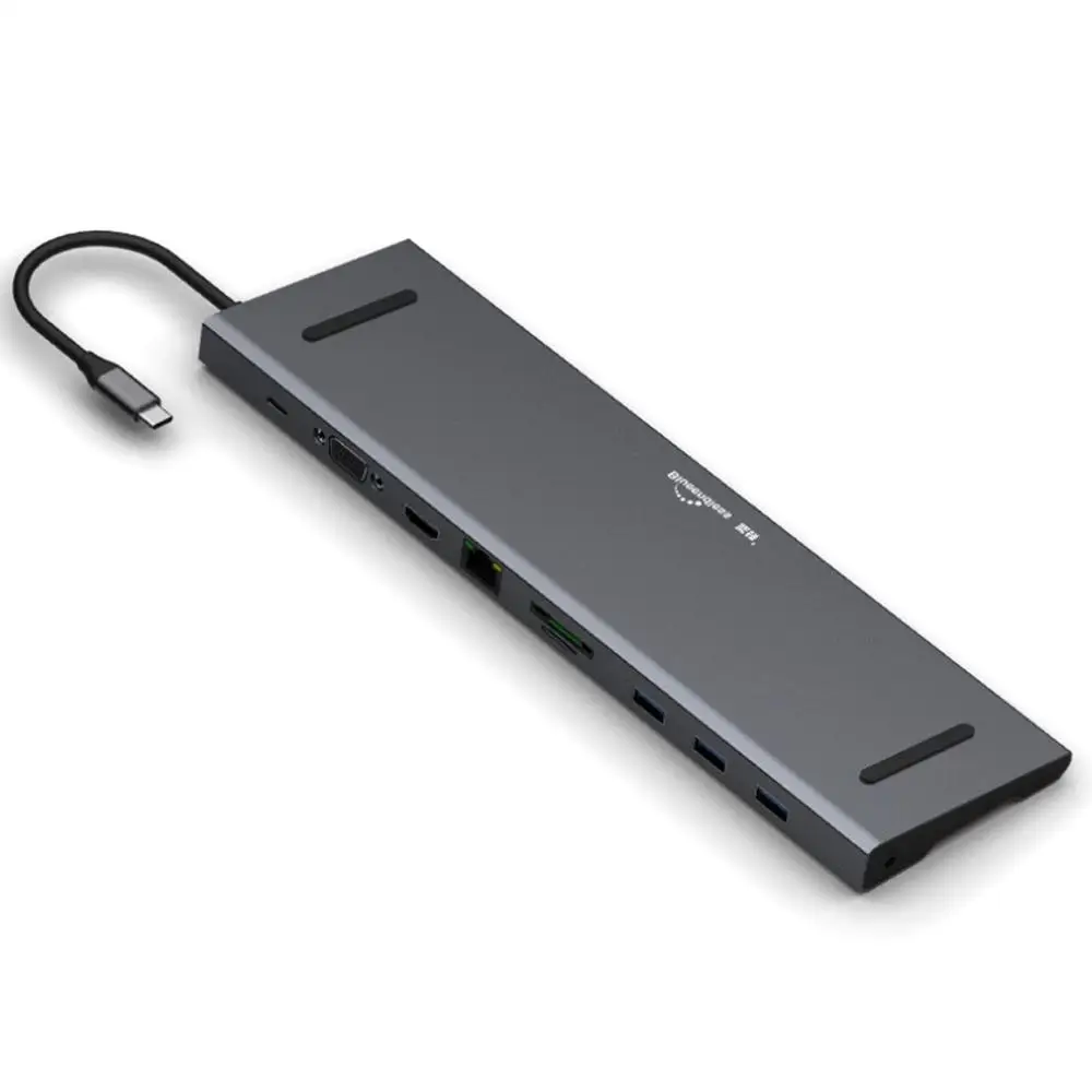 10 в 1 плата расширения тип-c Расширение Док-Станция Hdmi Hd 4k usb-хаб многофункциональный конвертер ноутбук док-станция для ПК