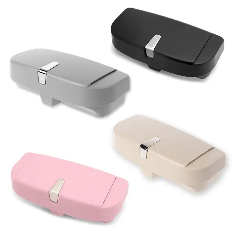 

Multifunctional Sunglasses Case Car Eyeglasses Box Cars Sun Visor Glasses Clip Storage Boxes