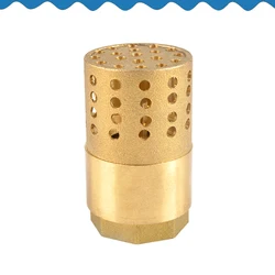 Copper bottom valve water pump check valve inner wire 1 inch DN25 one-way valve pumping self-priming pump household brass check