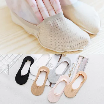 Viscose Women’s Boat Socks New Products Solid Two Silica Gel Ultra-Hidden Thin Invisible Ankle Sock