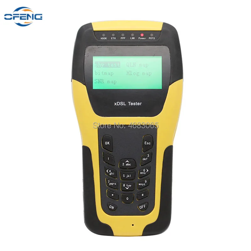 ST332B ADSL2+ Многофункциональный цифровой ADSL2+ тестер/тестер ADSL/ADSL установка и техническое обслуживание инструмент