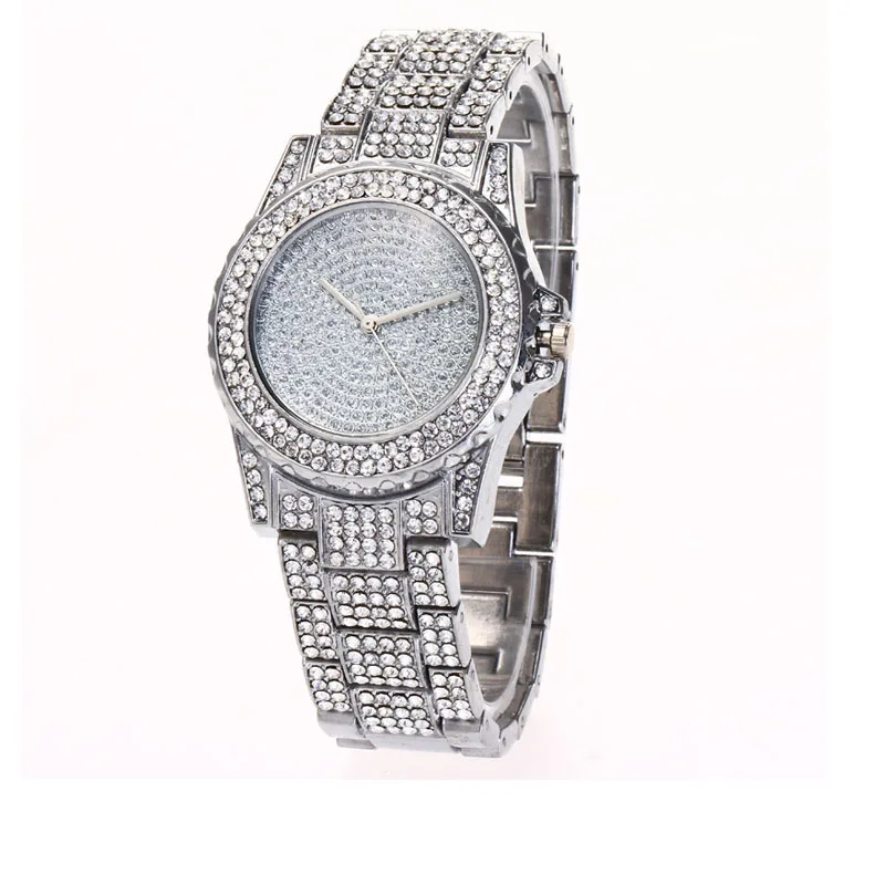 08 Мужские часы s Топ бренд класса люкс Iced Out Bling AAA часы золотые бриллиантовые часы для мужчин водонепроницаемые хип-хоп Reloj Hombre - Цвет: 08
