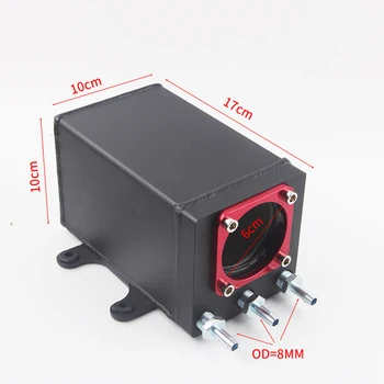 

auto 60mm single port external 044 fuel pump tank racing Billet aluminium fitting