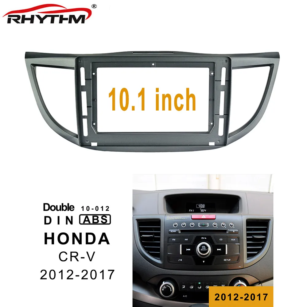10,1 дюймов Автомобильная Радио фасция для Honda CRV 2012- Fascias приборная панель монтажная панель в-dash автомобиля dvd рамка отделка наборы