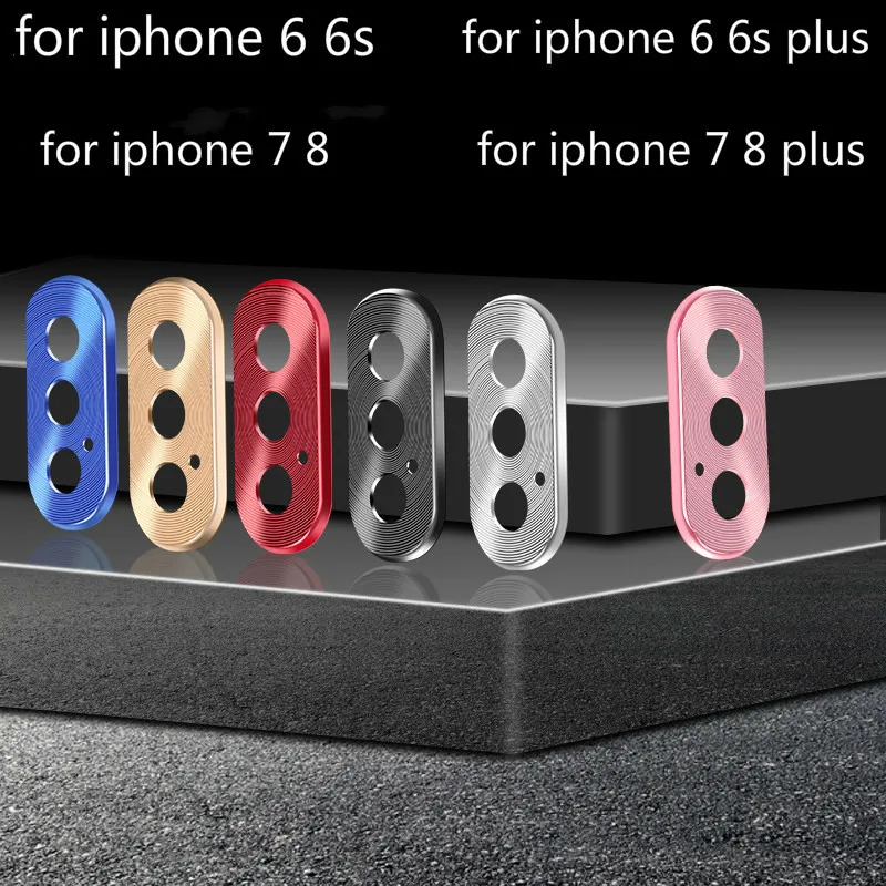 

Luxury Camera Lens Protector Ring Plating Aluminum For iPhone 6s plus Camera Lens Protection Ring Cover For iPhone 6 7 8 plus