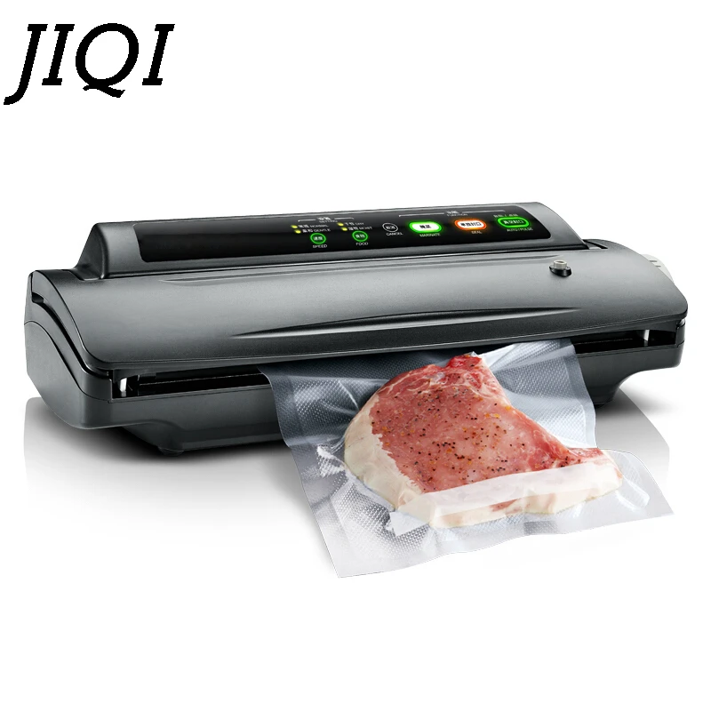 JIQI Коммерческая вакуумная упаковочная машина для пищевых продуктов, вакуумный упаковщик, упаковочная машина, пакер для пищевых продуктов с 10 пакетами,, 220 В, 110 В, ЕС
