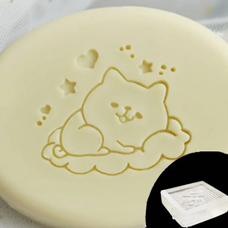 Lovely Handmade Clear Stamps, Animal Seal, Rabbit, Cat, Lion Pattern, Soap Making Mold, Natural Crafts, Chapter Custom Stationer